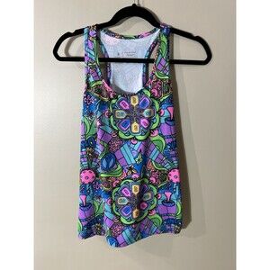 Pickleball Bella Groovy Racerback Tank Top Size Medium Pants
